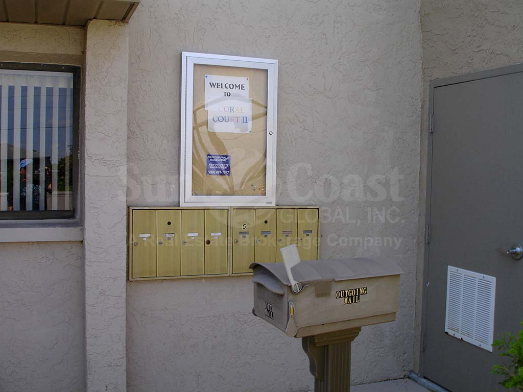 Coral Court II Postal Boxes
